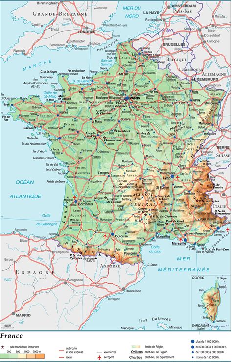 France Sur Carte Info ≡ Voyage Carte Plan
