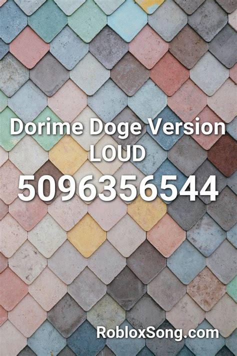 Dorime Doge Version Loud Roblox Id Roblox Music Codes Popee The