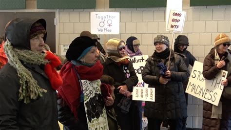 Dozens Brave Cold For 3rd Annual Bemidji Women S March YouTube