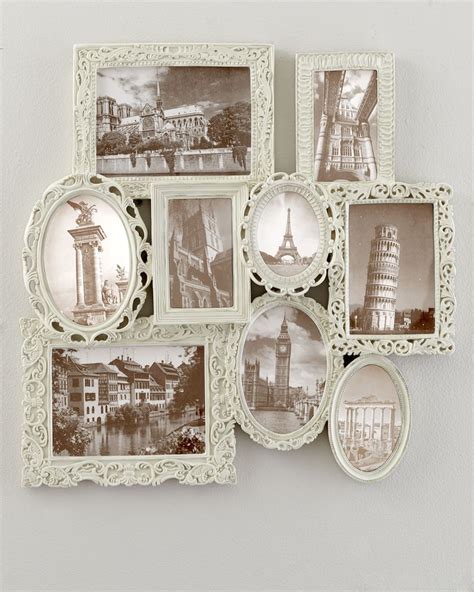 Multi Frame Collage Frame Horchow Accents Classic Antique White