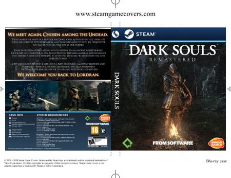Steam Game Covers Dark Souls Remastered Box Art