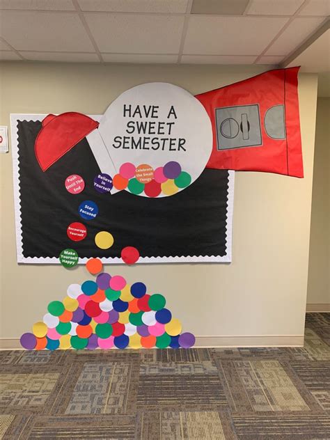 Gumball Machine Bulletin Board For Candy Or Dessert Floor Themes Candy