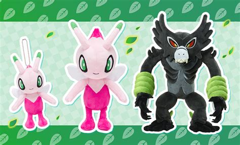 Pokemon Center Japan Reveals Official Plushies For Shiny Celebi And