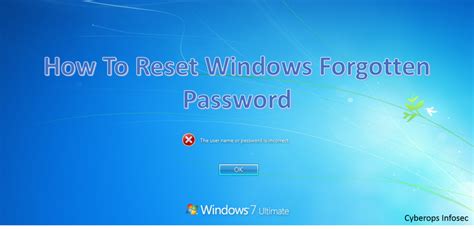 Learn How To Reset Windows Password And Secure Your Computer