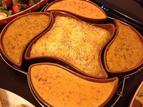 Creamed corn, melted velveeta and diced tomatoes make this beef enchilada bake a surefire family pleaser! Ro*Tel-Queso Dip this is a super simple, super delicious ...
