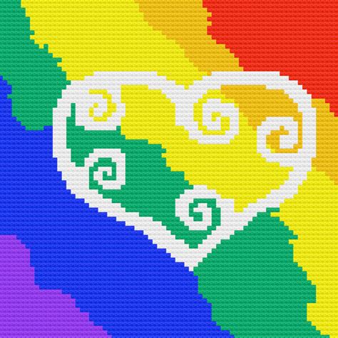 Rainbow Heart Afghan C2c Crochet Pattern Written Row By Row Color