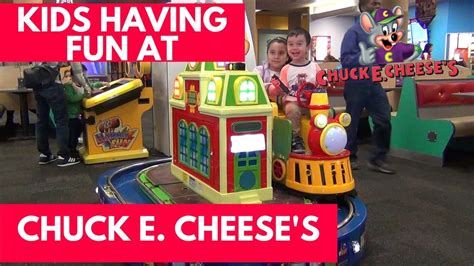 Only at participating locations.* there's good reason kids and parents prefer birthdays at chuck e. Kids having fun at Chuck E. Cheese's | Fun indoor ...
