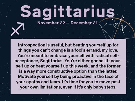 As long as you have your freedom and independence you're a partner who will remain optimistic in a relationship. Your weekly horoscope: November 30 - December 7, 2016 ...