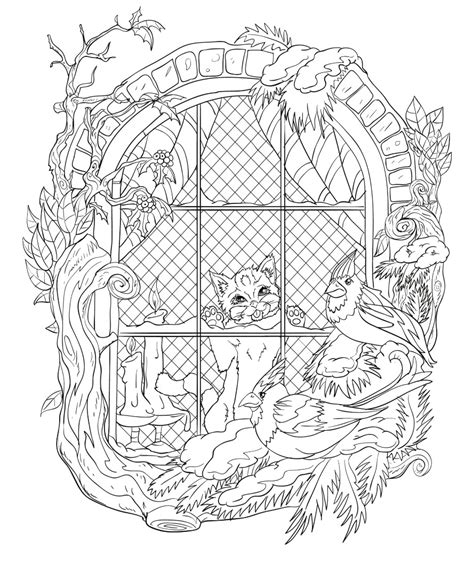 Calming Cats Kittens Adult Coloring Book Wild Color Volume 4 Kindle