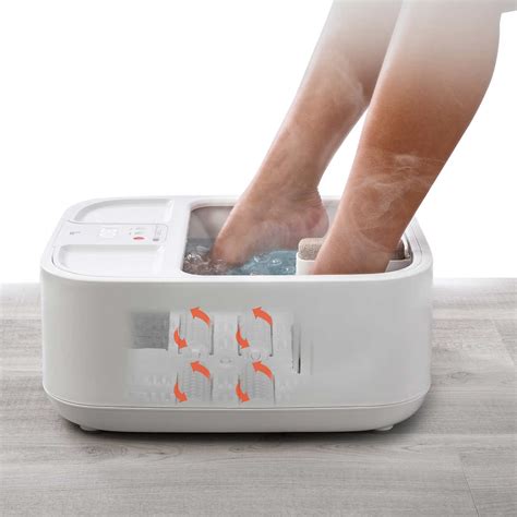 sharper image foot spa heated foot bath massager baazing