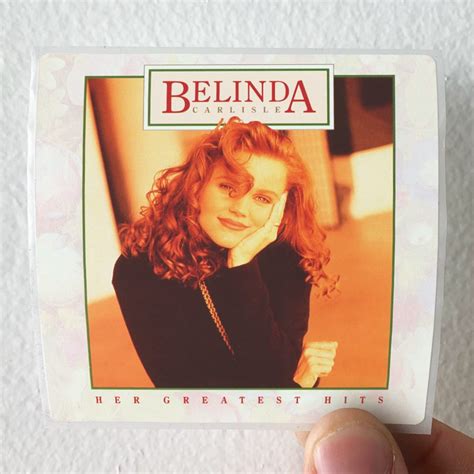 Belinda Carlisle Her Greatest Hits Album Cover Sticker