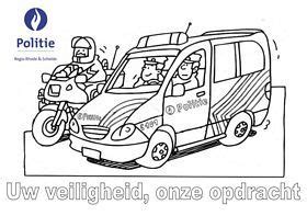 Politie auto kleurplaat / kleurplaat robot car poli : wegenwerken kleurplaat - Google zoeken | Politie, Politie ...