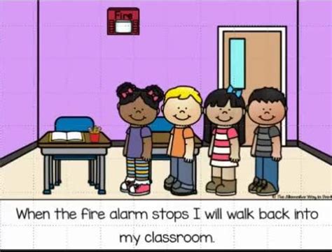 Fire Drill Social Story By The Alternative Way To Pre K Tpt