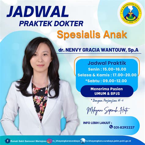 RS. Bhayangkara Surabaya | poliklinik anak sore rs bhayangkara surabaya