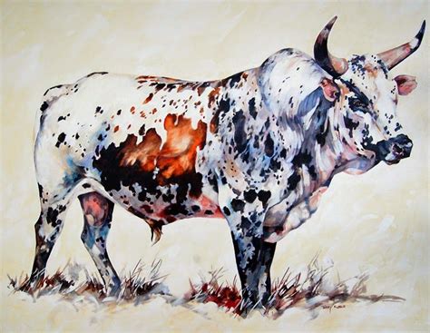 Terry Kobus Nguni Art Nguni Cattle Cow Art Nguni Cows