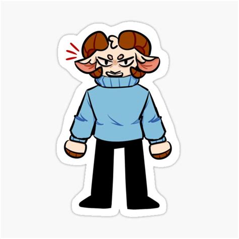 Angry Jschlatt Ram Sticker Sticker For Sale By Officialcwby Redbubble