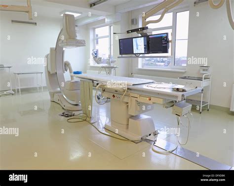 Room Of Digitalized Coronary Angiography In The Cardiology Department