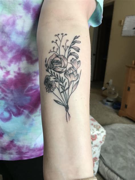 .в instagram фото и видео wild flower tattoo (@wild.flower.tattoo.norwich). First tattoo. Wild flower forearm done by Sean at ...