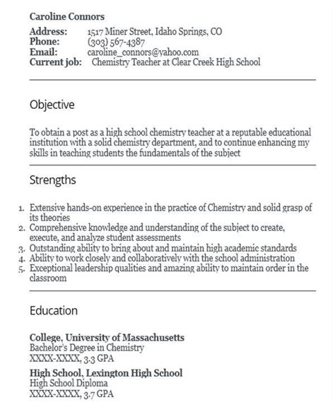 The relevant skills and strengths that make you an excellent candidate for the teaching job should be highlighted in your resume objective statement. Resume format for Fresher Teacher Job | williamson-ga.us