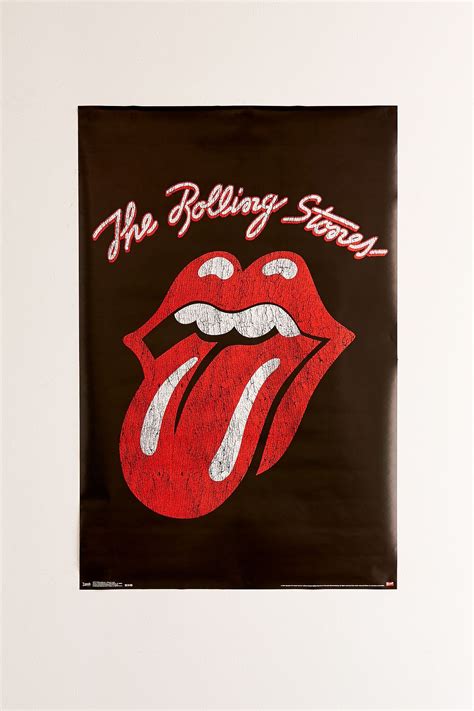 The Rolling Stones Poster | Rolling stones poster, Rolling stones logo, Rolling stones