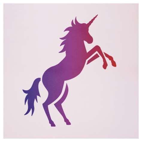 Large Prancing Unicorn Stencil Unicorn Stencil Fairy Stencil Animal