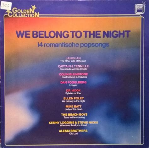 Various We Belong To The Night Lp Vinylsinglesnl