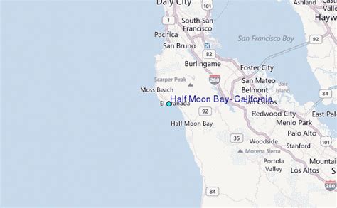 Half Moon Bay California Map