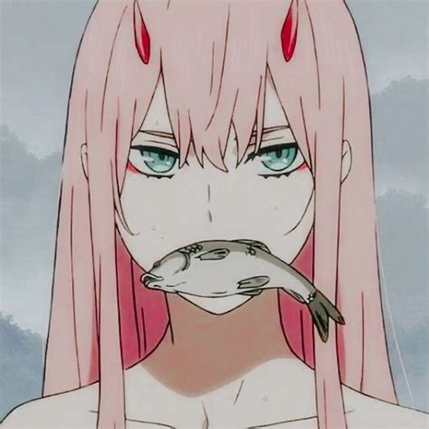 Zero Two In 2020 Darling In The Franxx Aesthetic Anime Cute