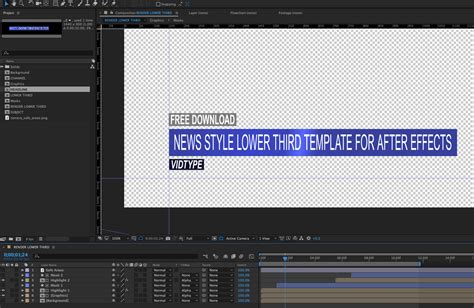  download unlimited premiere pro, after effects templates + 10000's of all digital assets. News Style Lower Third Template for After Effects, Free ...