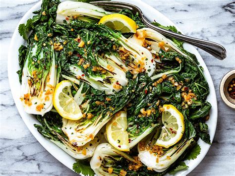 Grilled Bok Choy Recipe With Ginger And Garlic How To Cook Bok Choy