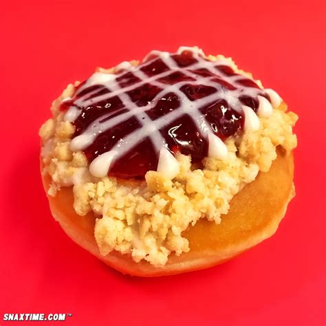 Krispy Kreme Cherry Pie Doughnut Holiday Cheer Snaxtime