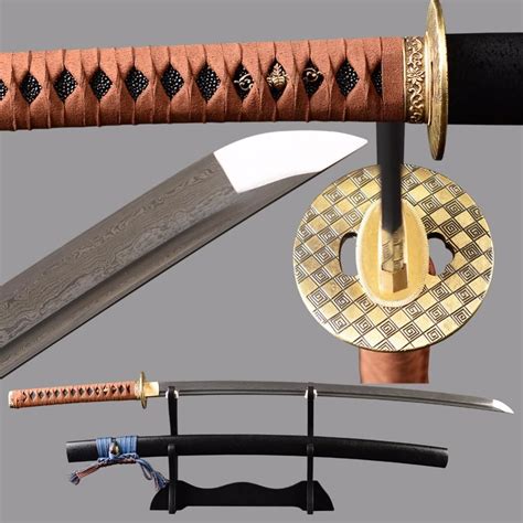Tameshigiri Folded Steel Katana Samurai Sword Katana Sword Samurai
