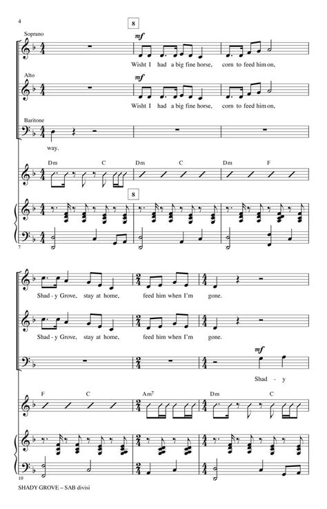 Shady Grove Sheet Music By Robert I Hugh Sku 00117664 Stantons