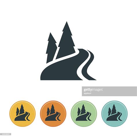 Mountain River Icon High Res Vector Graphic Getty Images