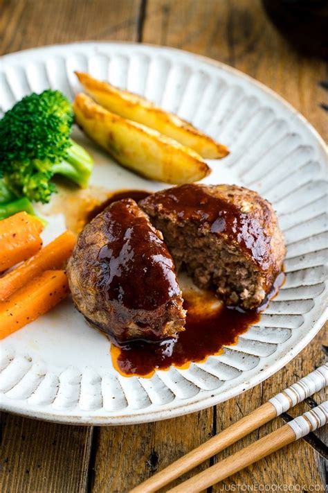 The irresistible sauce combines red wine, which helps maintain healthy cholesterol levels, and meaty mushrooms, which make a sensible portion of steak sati. Hamburger Steak (Hambagu) ハンバーグ • Just One Cookbook ...