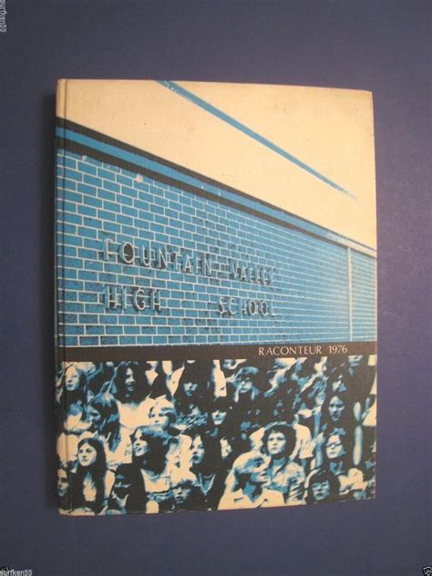 1976 Fountain Valley High School Yearbook California Ca Michelle