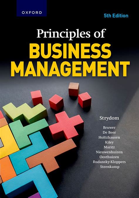 Principles Of Business Management 5e Elex Academic Bookstore