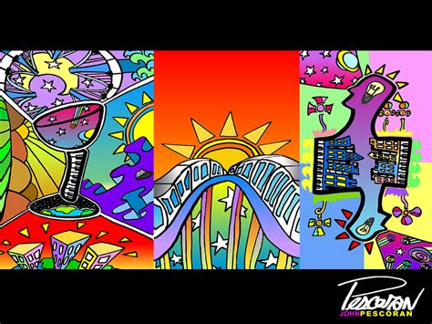 Multicolored blood sweat vector wallpaper, abstract, pop art. Pescoran Pop Art Shop: Download Free Pop Art Wallpaper
