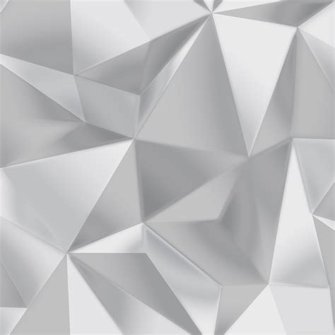 Debona Spectrum Silver Grey 3d Effect Geometric Shape Modern Wallpaper
