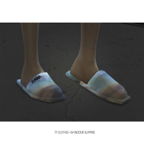 S4 Indoor Slippers At The77sims3 Sims 4 Updates