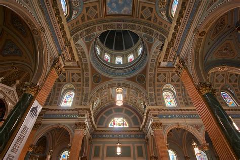 Saint Jean Baptiste Catholic Church Dome And Vaulted Ceiling Trancepts
