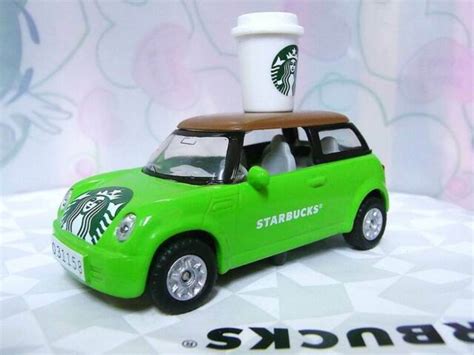 Extremely Rare Starbucks Taiwan Drive Thru Store Mini Cooper Vehicle