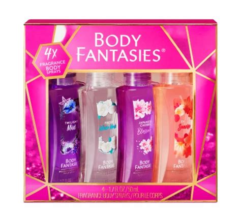 Body Fantasies Body Spray Set 4 Ct Ralphs