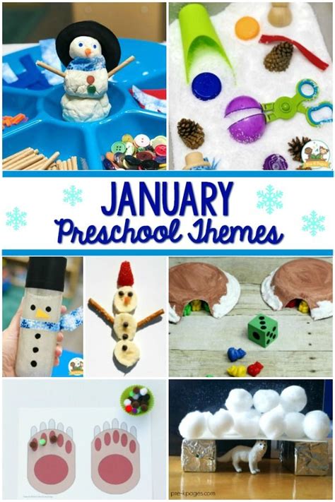 January Themes Lesson Plans Art Projects And Activities For Preschool