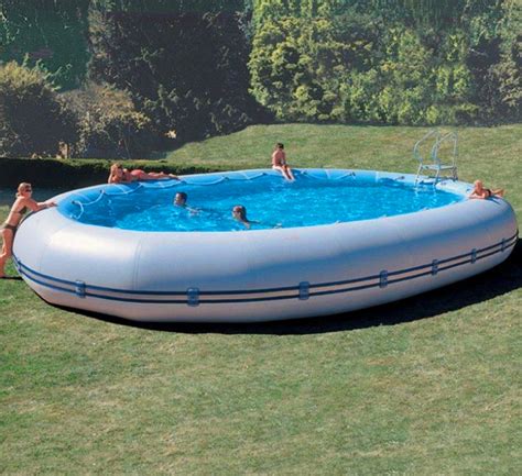 These Giant Inflatable Pools Work As Both An Above Or In Ground Pool