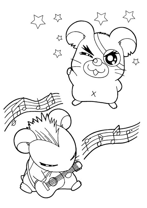 Here are some free printable hamtaro coloring pages. Coloring Page - Hamtaro coloring pages 246 | Coloring ...