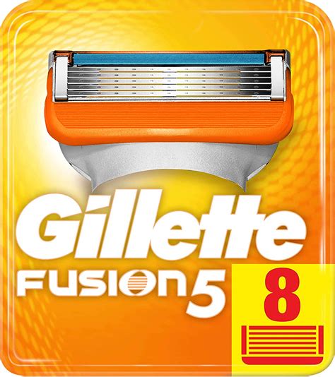 gillette fusion power razor blades 8 each amazon ae health