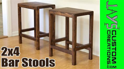 Diy Bar Stools 2x4 How To Make Bar Stools Diy Projects With Pete