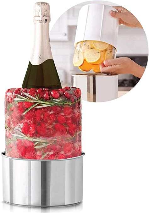 Elegant Laura Ashley Champagne Bucket Ice Mold