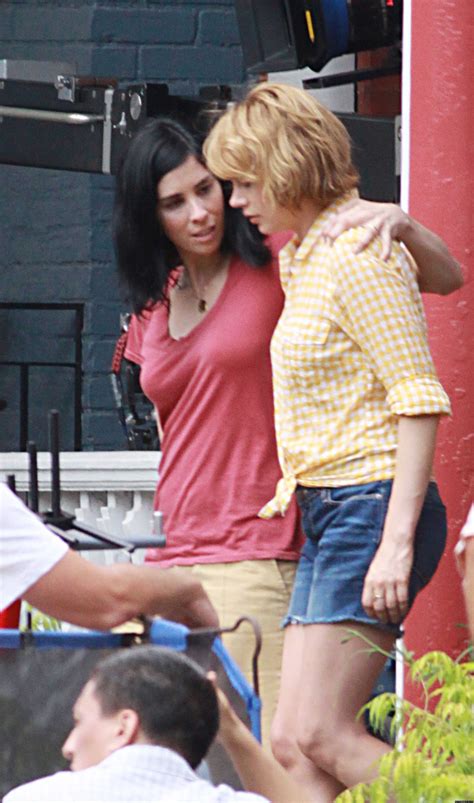 Michelle Williams And Sarah Silverman On The Set From Her New Movie Take This Waltz Michelle